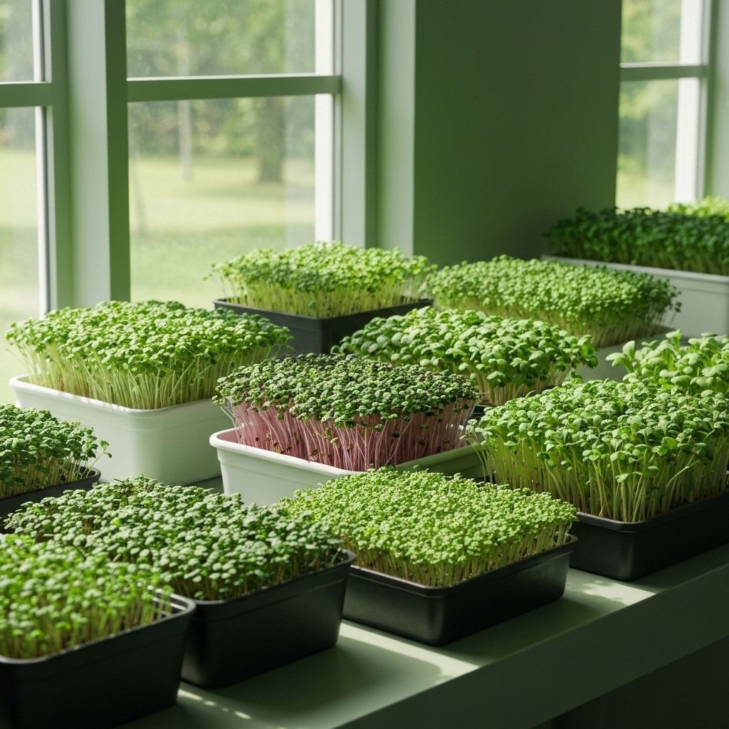 Fresh microgreens